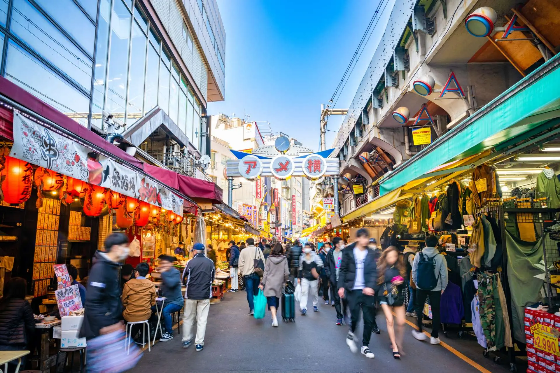 Ueno park and Ameyoko Street Shop